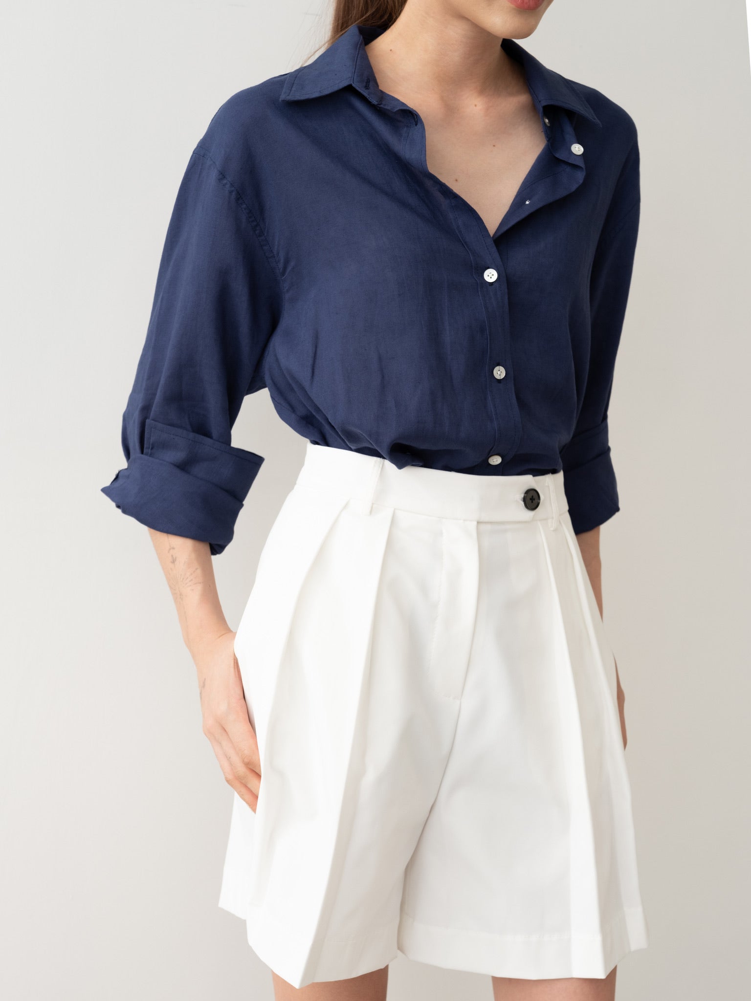 Marshall Pleated Shorts