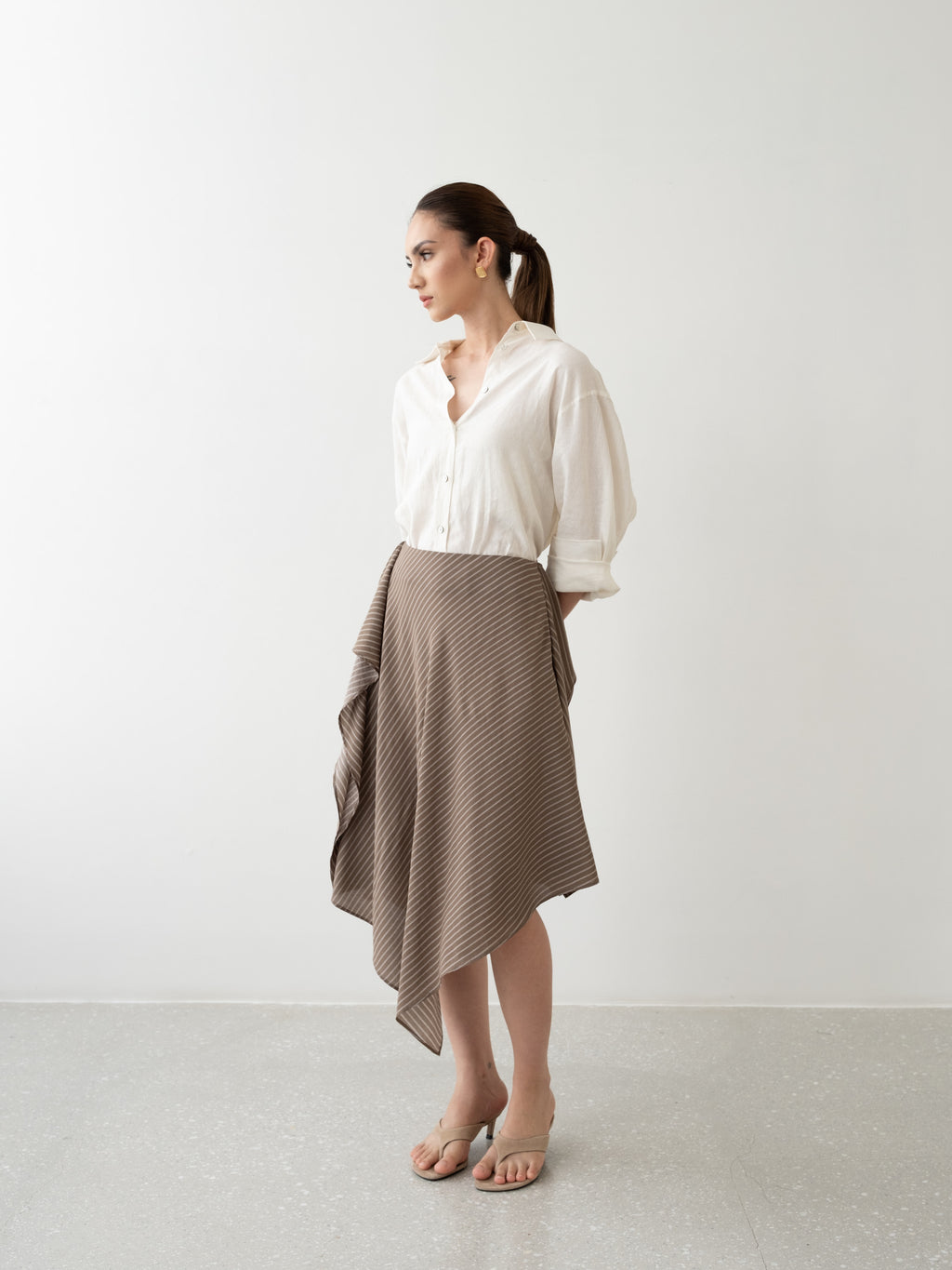 River  Asymmetrical  Skirt