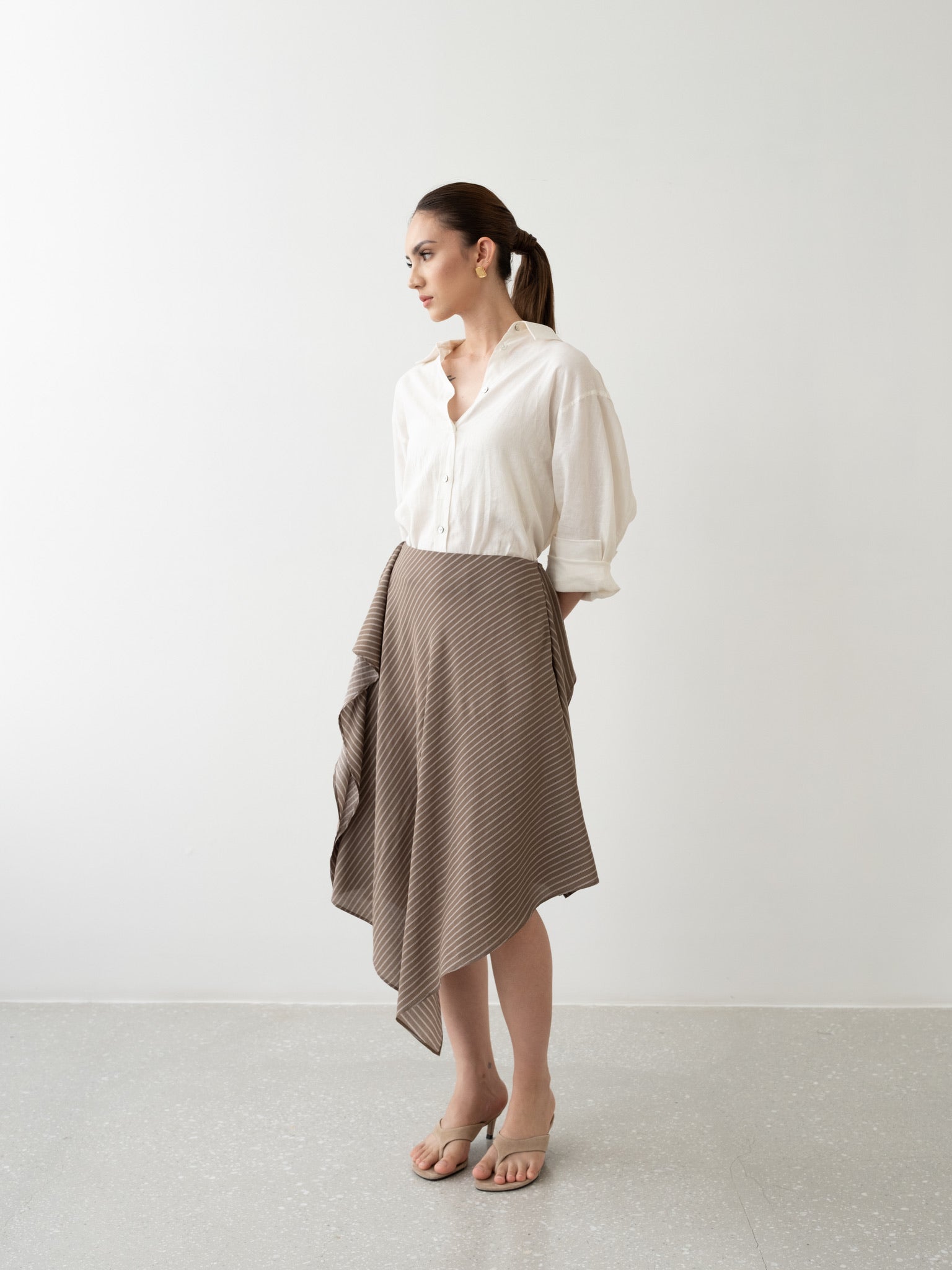 River  Asymmetrical  Skirt