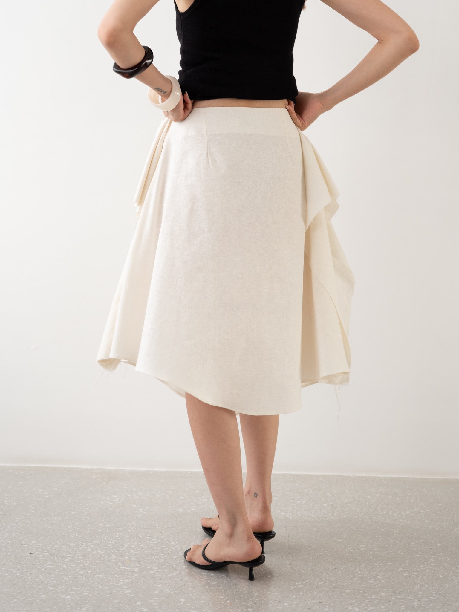 River  Asymmetrical  Skirt