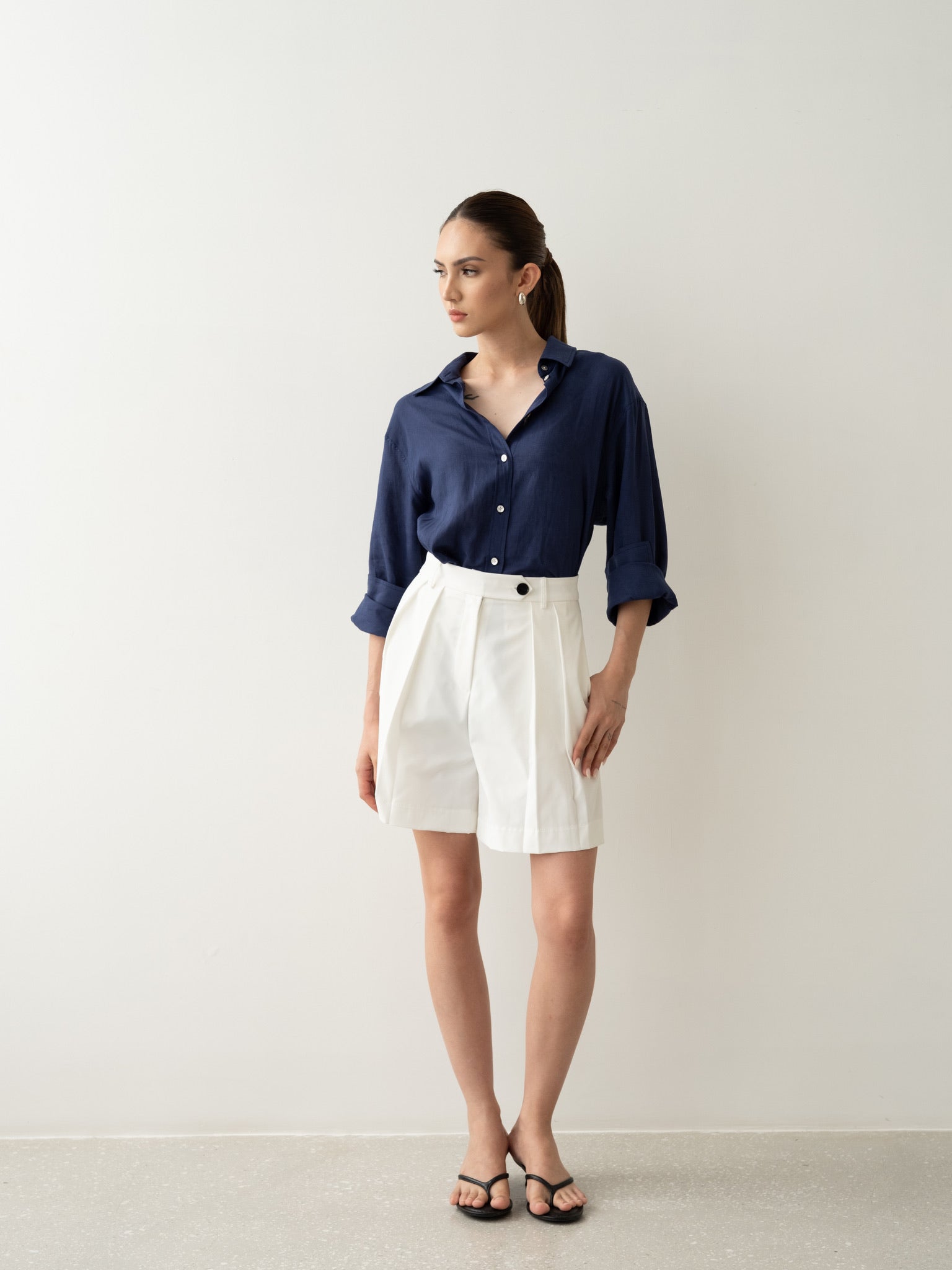 Marshall Pleated Shorts