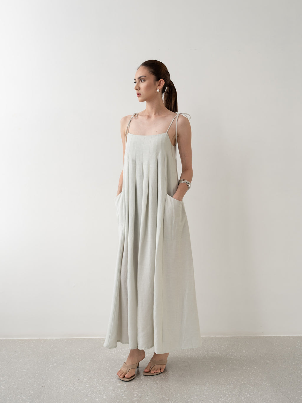 Peggy Pleated Dress