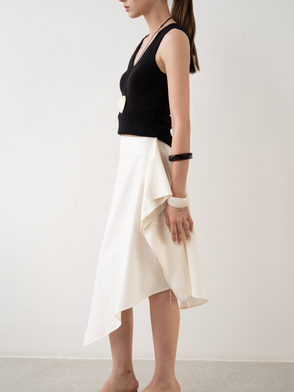 River  Asymmetrical  Skirt