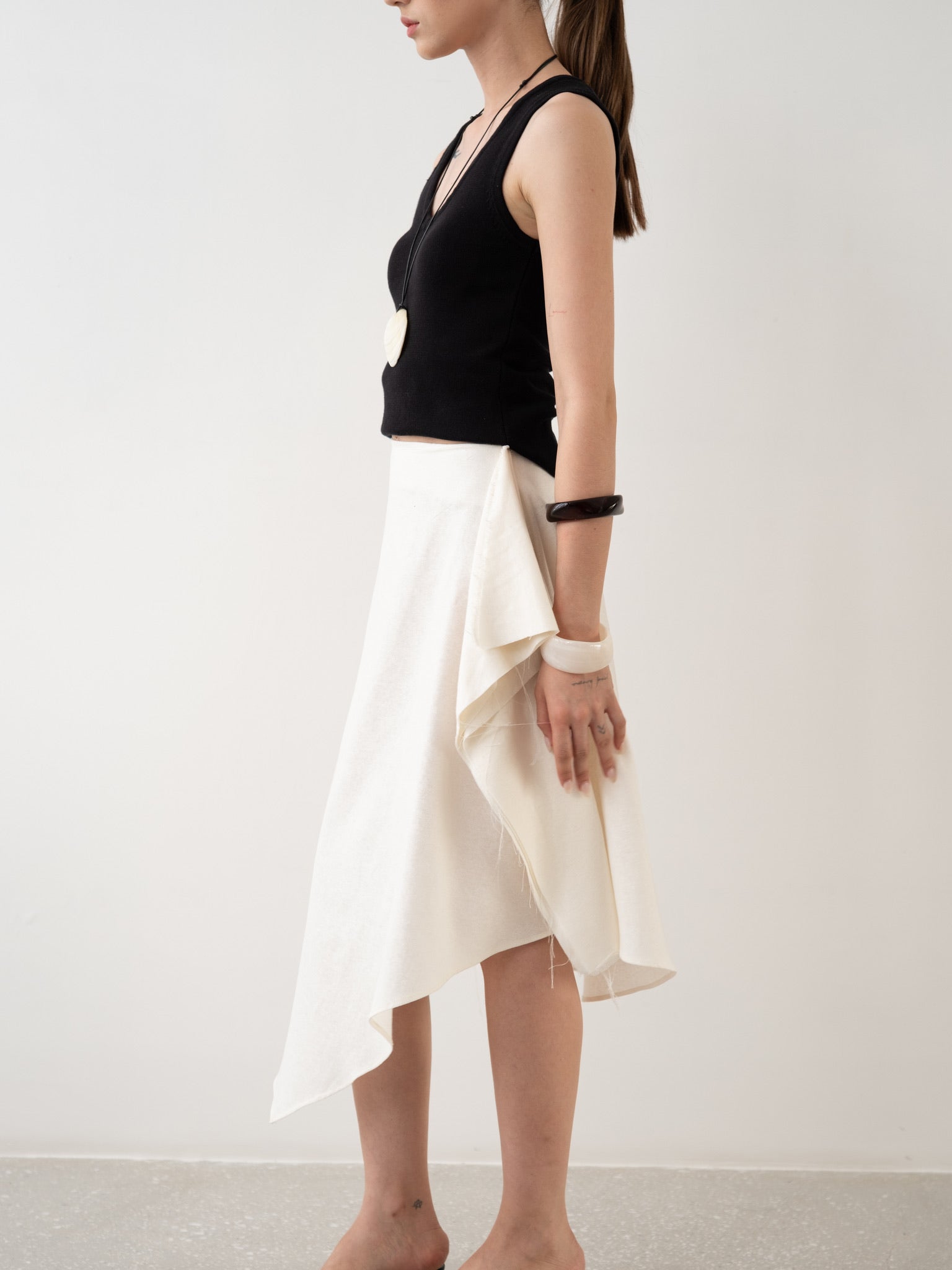 River  Asymmetrical  Skirt