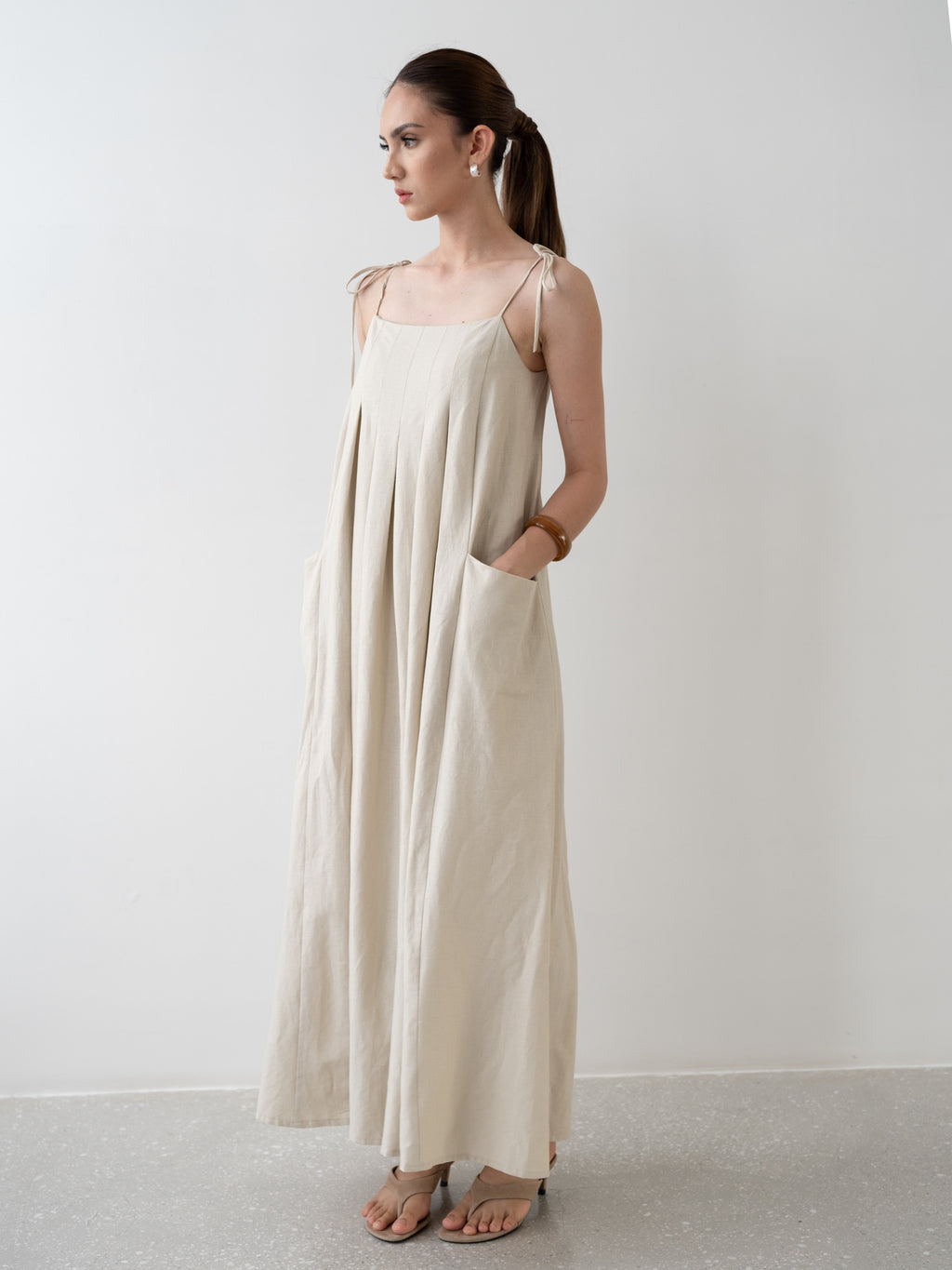 Peggy Pleated Dress