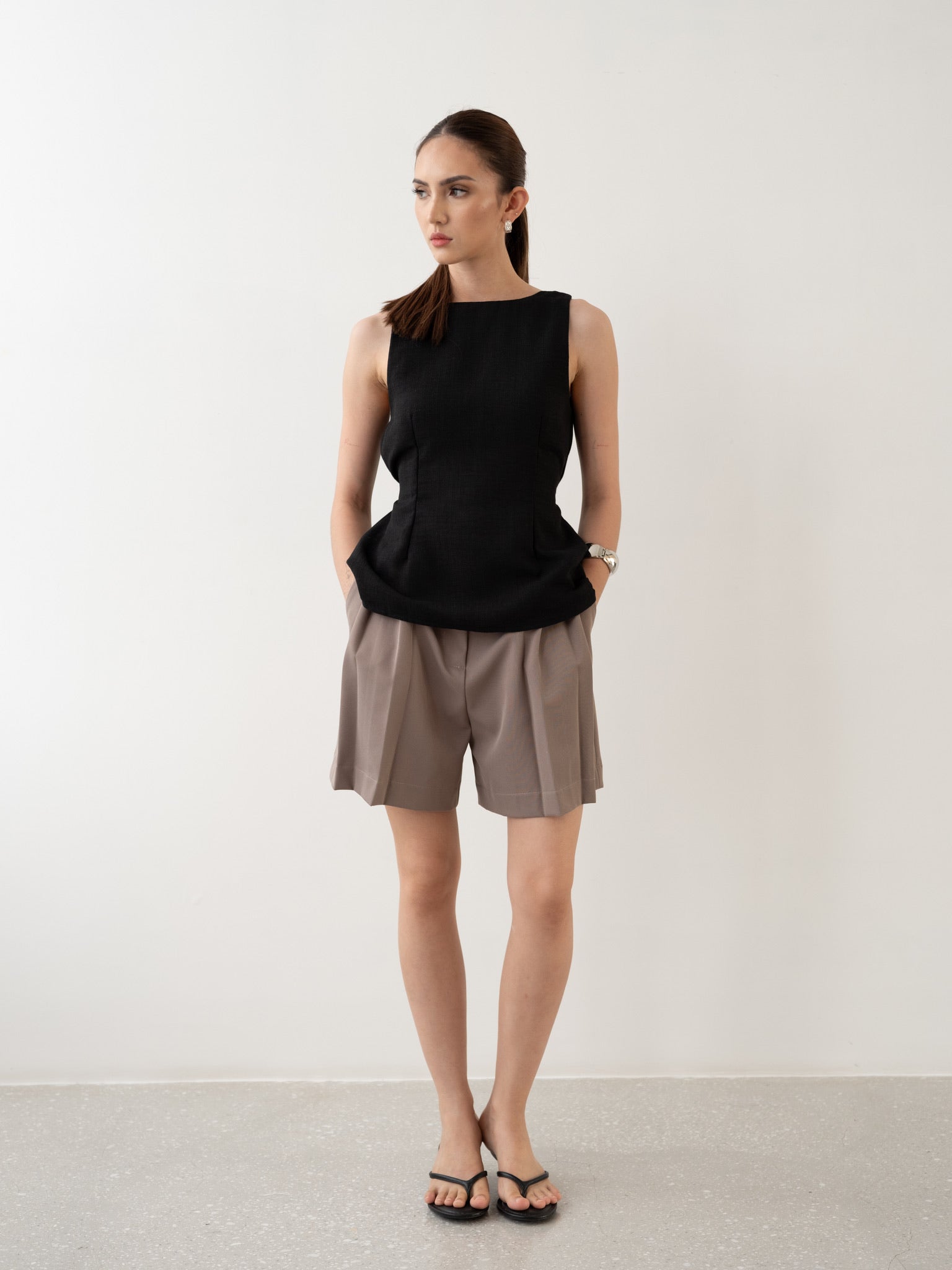 Sahara Draped Cowl Back Top