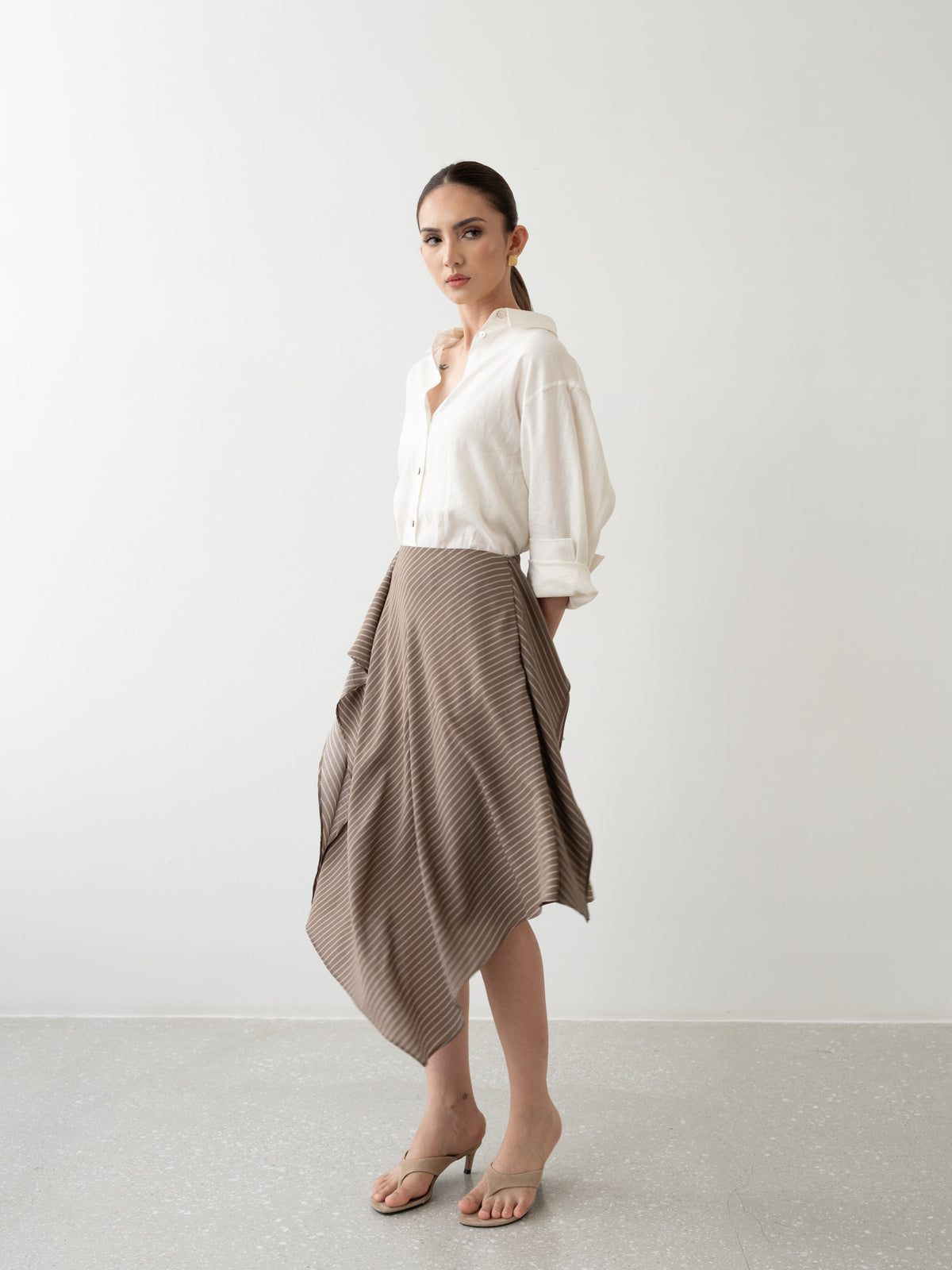 River  Asymmetrical  Skirt