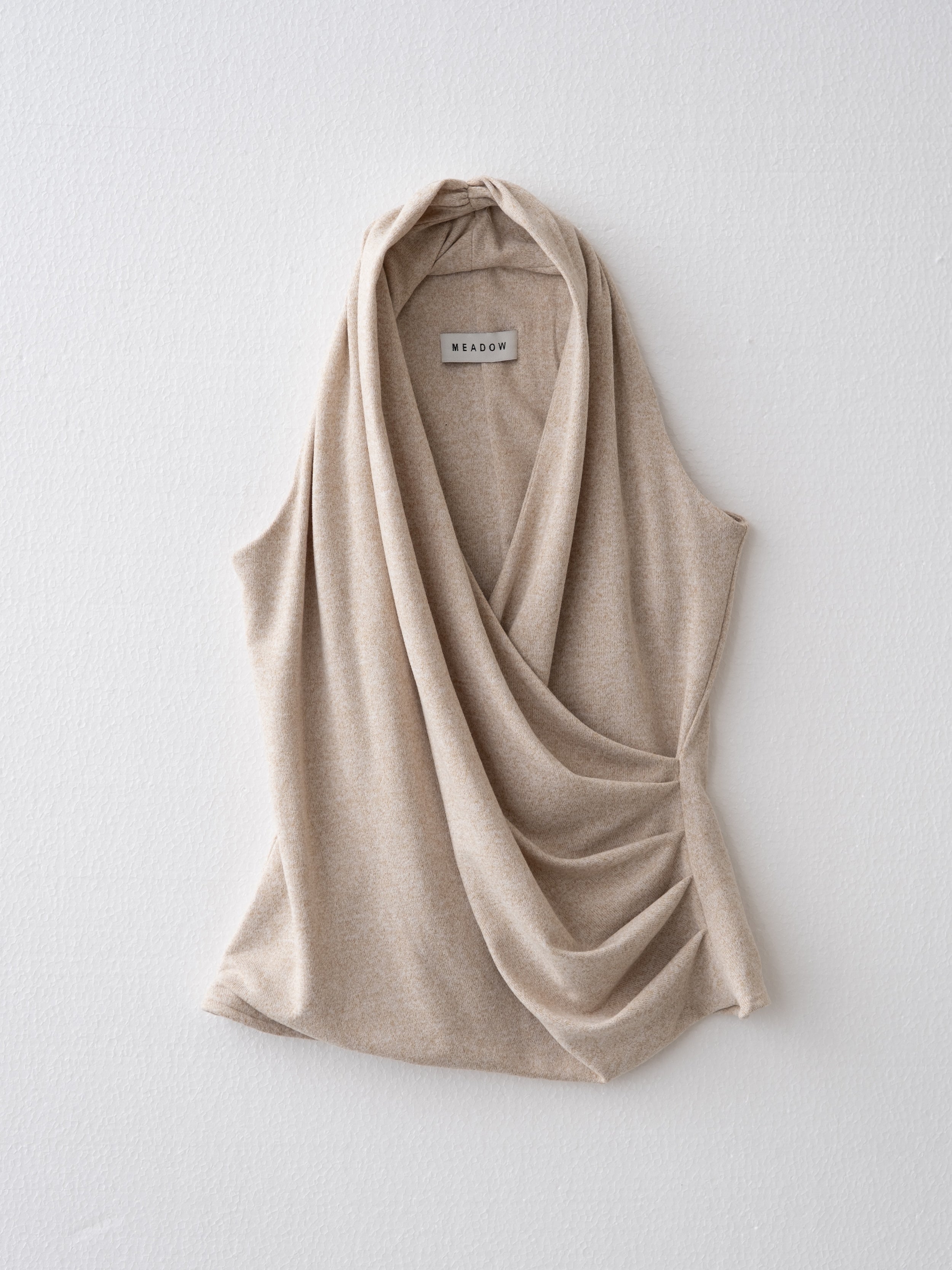 Calla Halterneck Draped Top