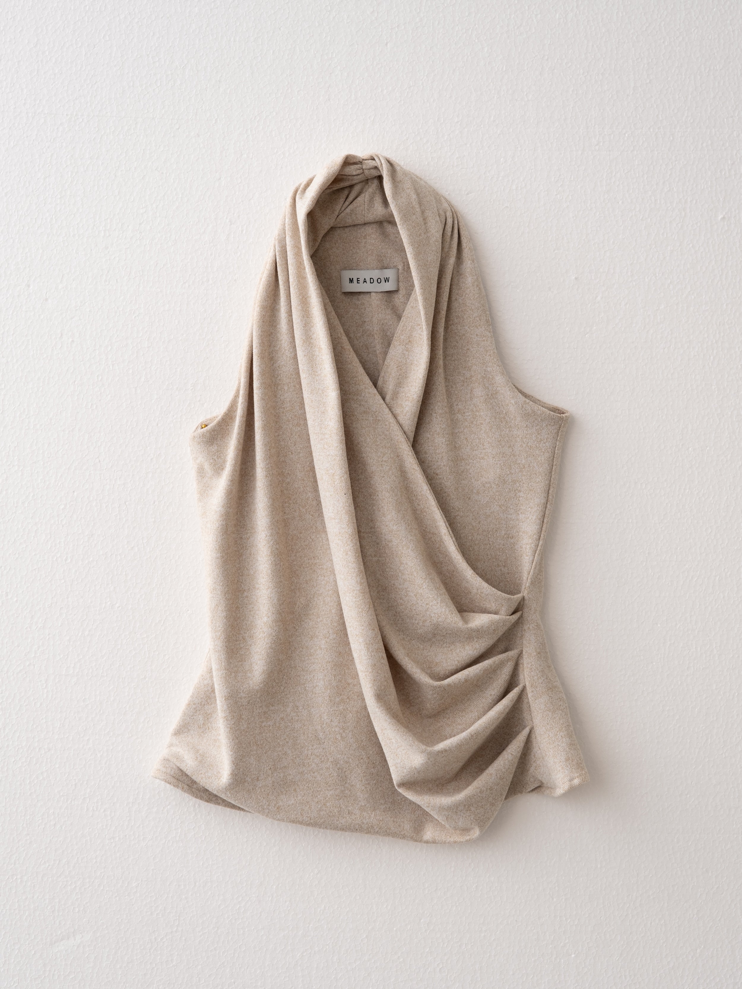 Calla Halterneck Draped Top