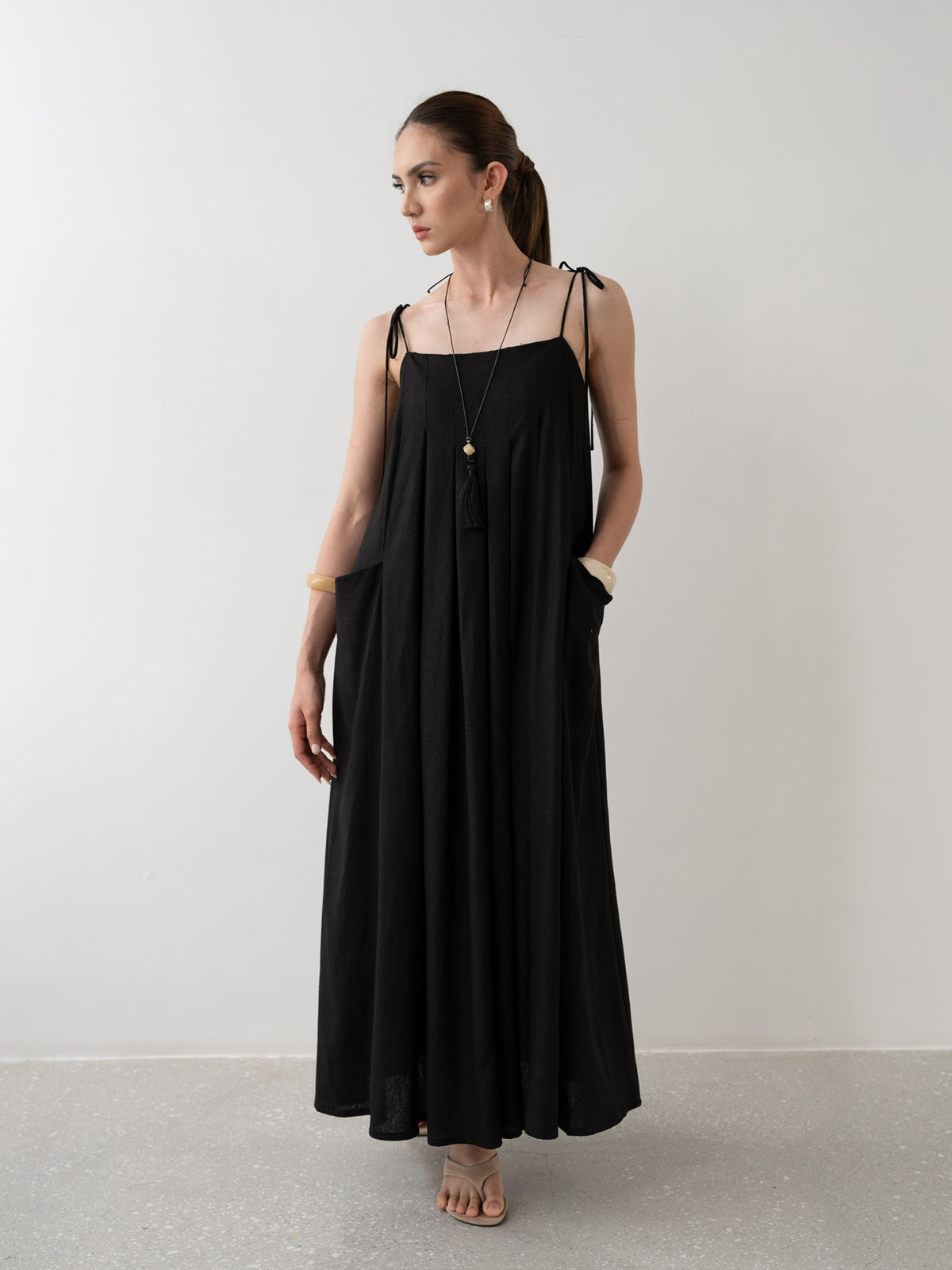 Peggy Pleated Dress